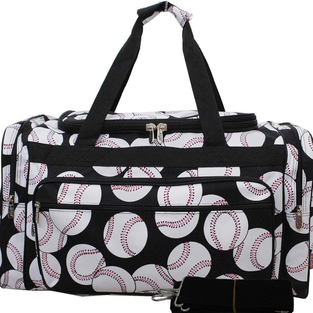 NGil Baseball Print Duffle Bag